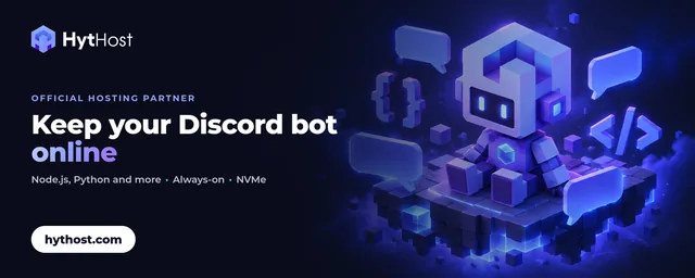 Discord bot banner, 1600 × 640